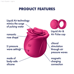 Rechargeable Vibrators - Pro 2 Classic Blossom - Air-Pulse Vibrator Rechargeable Vibrators - Pro 2 Classic Blossom - Air-Pulse Vibrator