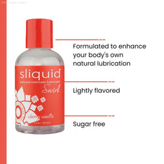 Cherry Vanilla – Sliquid Naturals Flavored Lubricant-French Quarter Lingerie Cherry Vanilla – Sliquid Naturals Flavored Lubricant-French Quarter Lingerie