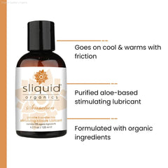 Sensation – Sliquid Organics Aloe Vera Based Lubricant Sensation – Sliquid Organics Aloe Vera Based Lubricant