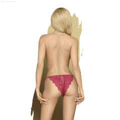 Too Hot To Be Real- Crotchless Lace Side-Tie Panties Too Hot To Be Real- Crotchless Lace Side-Tie Panties