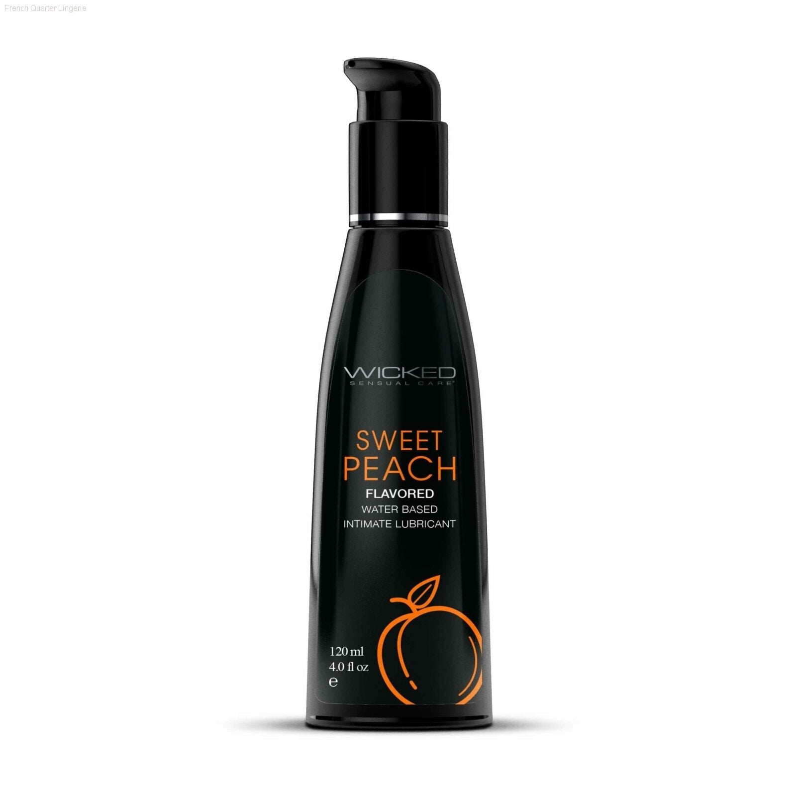 AQUA℠ Sweet Peach Flavored Lubricant-French Quarter Lingerie AQUA℠ Sweet Peach Flavored Lubricant-French Quarter Lingerie