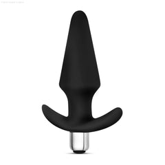 Luxe Discover 5-Inch Vibrating Anal Plug With Handle Luxe Discover 5-Inch Vibrating Anal Plug With Handle