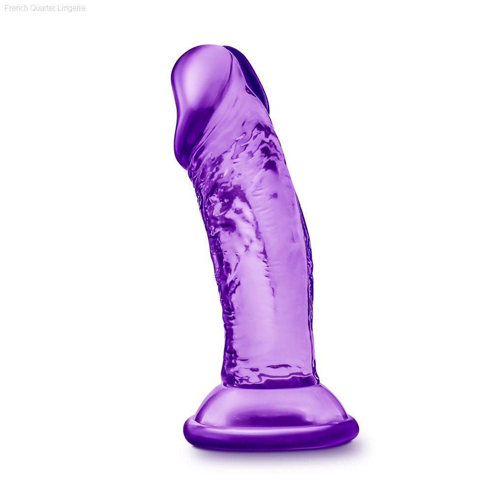 Blush B Yours Sweet N' Small Realistic 4.5-Inch Long Dildo With Suction Cup Base-French Quarter Lingerie Blush B Yours Sweet N' Small Realistic 4.5-Inch Long Dildo With Suction Cup Base-French Quarter Lingerie