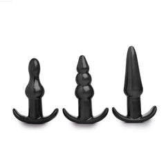 4 Piece Vibrating Anal Plug Set-French Quarter Lingerie 4 Piece Vibrating Anal Plug Set-French Quarter Lingerie