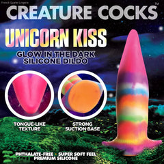 Unicorn Kiss Unicorn Tongue Glow-In-The-Dark Silicone Dildo Unicorn Kiss Unicorn Tongue Glow-In-The-Dark Silicone Dildo