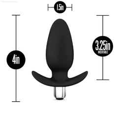 Luxe Little Thumper 4.5-Inch Vibrating Anal Plug With Handle Luxe Little Thumper 4.5-Inch Vibrating Anal Plug With Handle