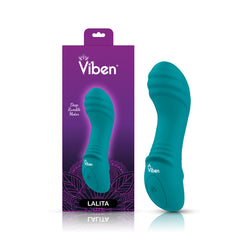 Lalita - Ocean - Intense Mini G-Spot Vibe With Pleasure Ridges Lalita - Ocean - Intense Mini G-Spot Vibe With Pleasure Ridges
