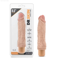 Dr. Skin Cock Vibe 10 Realistic 8.5-Inch Long Vibrating Dildo-French Quarter Lingerie Dr. Skin Cock Vibe 10 Realistic 8.5-Inch Long Vibrating Dildo-French Quarter Lingerie