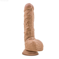 Au Naturel Big Billy Realistic 9-Inch Long Dildo With Balls & Suction Cup Base-French Quarter Lingerie Au Naturel Big Billy Realistic 9-Inch Long Dildo With Balls & Suction Cup Base-French Quarter Lingerie