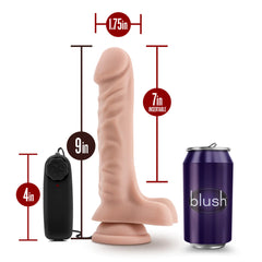 Dr. Skin Dr. James Realistic 9-Inch Long Remote Control Vibrating Dildo With Suction Cup Base