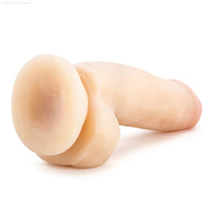 Au Naturel Realistic 7-Inch Fat Boy Long Dildo With Balls & Suction Cup Base-French Quarter Lingerie Au Naturel Realistic 7-Inch Fat Boy Long Dildo With Balls & Suction Cup Base-French Quarter Lingerie