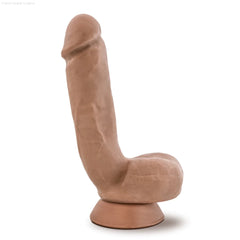 Au Naturel Macho Realistic 8.5-Inch Long Dildo With Balls & Suction Cup Base-French Quarter Lingerie Au Naturel Macho Realistic 8.5-Inch Long Dildo With Balls & Suction Cup Base-French Quarter Lingerie