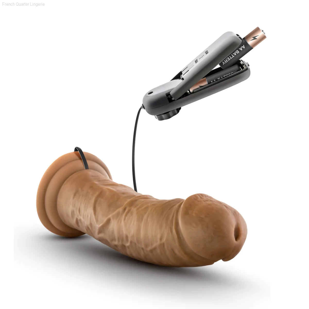 Dr. Skin Dr. Joe Realistic 8.0-Inch Long Remote Control Vibrating Dildo With Suction Cup Base-French Quarter Lingerie Dr. Skin Dr. Joe Realistic 8.0-Inch Long Remote Control Vibrating Dildo With Suction Cup Base-French Quarter Lingerie