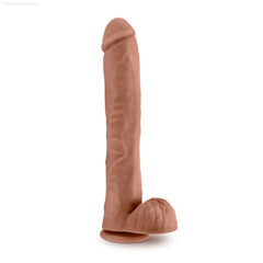 Au Naturel Daddy Realistic 14-Inch Long Dildo With Balls & Suction Cup Base-French Quarter Lingerie Au Naturel Daddy Realistic 14-Inch Long Dildo With Balls & Suction Cup Base-French Quarter Lingerie
