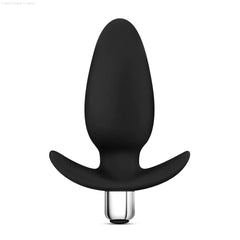 Luxe Little Thumper 4.5-Inch Vibrating Anal Plug With Handle Luxe Little Thumper 4.5-Inch Vibrating Anal Plug With Handle