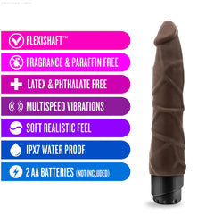 Dr. Skin Cock Vibe 1 Realistic 9-Inch Long Vibrating Dildo-French Quarter Lingerie Dr. Skin Cock Vibe 1 Realistic 9-Inch Long Vibrating Dildo-French Quarter Lingerie