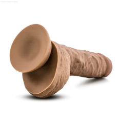 Au Naturel Big Billy Realistic 9-Inch Long Dildo With Balls & Suction Cup Base-French Quarter Lingerie Au Naturel Big Billy Realistic 9-Inch Long Dildo With Balls & Suction Cup Base-French Quarter Lingerie