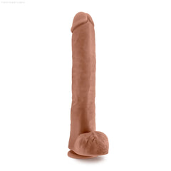 Au Naturel Daddy Realistic 14-Inch Long Dildo With Balls & Suction Cup Base-French Quarter Lingerie Au Naturel Daddy Realistic 14-Inch Long Dildo With Balls & Suction Cup Base-French Quarter Lingerie