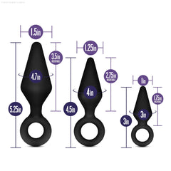 Luxe Night Rimmer Kit - Anal Plug With Handle Luxe Night Rimmer Kit - Anal Plug With Handle
