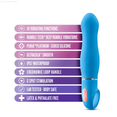 Aria Exciting AF G-Spot 6.25-Inch Loop Handle Vibrator-French Quarter Lingerie Aria Exciting AF G-Spot 6.25-Inch Loop Handle Vibrator-French Quarter Lingerie