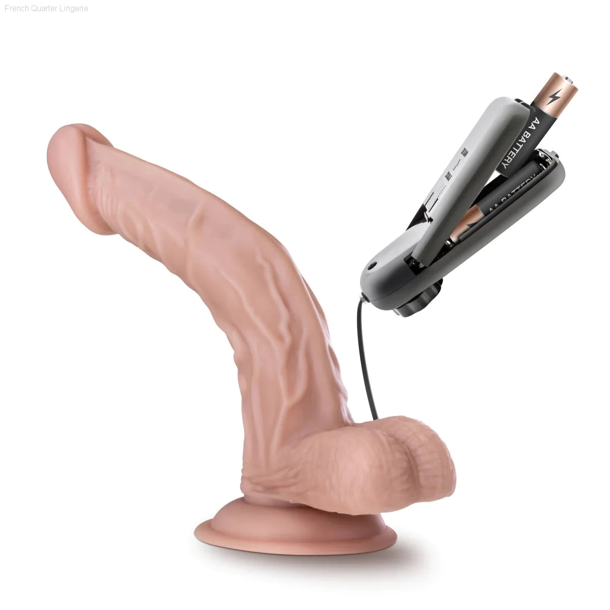 Dr. Skin Dr. Sean Realistic G-Spot 8-Inch Long Remote Control Vibrating Dildo With Suction Cup Base-French Quarter Lingerie Dr. Skin Dr. Sean Realistic G-Spot 8-Inch Long Remote Control Vibrating Dildo With Suction Cup Base-French Quarter Lingerie