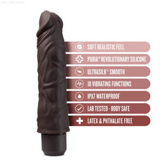 Dr. Skin Silicone Dr. David 8.5-Inch Long Vibrating Dildo-French Quarter Lingerie Dr. Skin Silicone Dr. David 8.5-Inch Long Vibrating Dildo-French Quarter Lingerie