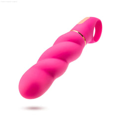 Aria Amazing AF Fuchsia 6.25-Inch Loop Handle Vibrator-French Quarter Lingerie Aria Amazing AF Fuchsia 6.25-Inch Loop Handle Vibrator-French Quarter Lingerie