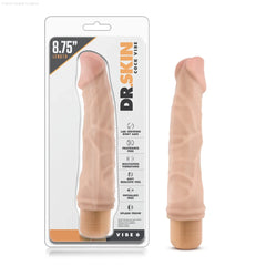 Dr. Skin Cock Vibe 6 Realistic 8.75-Inch Long Vibrating Dildo-French Quarter Lingerie Dr. Skin Cock Vibe 6 Realistic 8.75-Inch Long Vibrating Dildo-French Quarter Lingerie