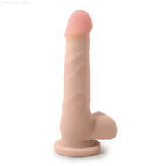 Au Naturel Sam Realistic 7.0-Inch Long Dildo With Balls & Suction Cup Base-French Quarter Lingerie Au Naturel Sam Realistic 7.0-Inch Long Dildo With Balls & Suction Cup Base-French Quarter Lingerie
