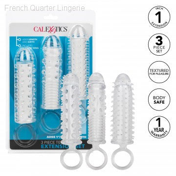 3 Piece Textured Extension Set-French Quarter Lingerie 3 Piece Textured Extension Set-French Quarter Lingerie