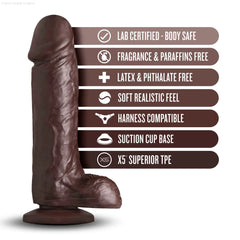 Loverboy The Movie Star Realistic 8-Inch Long Dildo With Balls & Suction Cup Base Loverboy The Movie Star Realistic 8-Inch Long Dildo With Balls & Suction Cup Base