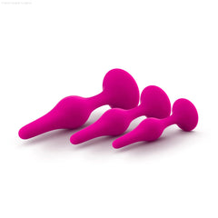 Luxe Beginner Kit Anal Plug With Suction Cup Base Luxe Beginner Kit Anal Plug With Suction Cup Base