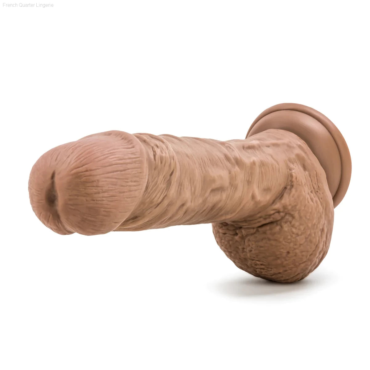Au Naturel Big Billy Realistic 9-Inch Long Dildo With Balls & Suction Cup Base-French Quarter Lingerie Au Naturel Big Billy Realistic 9-Inch Long Dildo With Balls & Suction Cup Base-French Quarter Lingerie