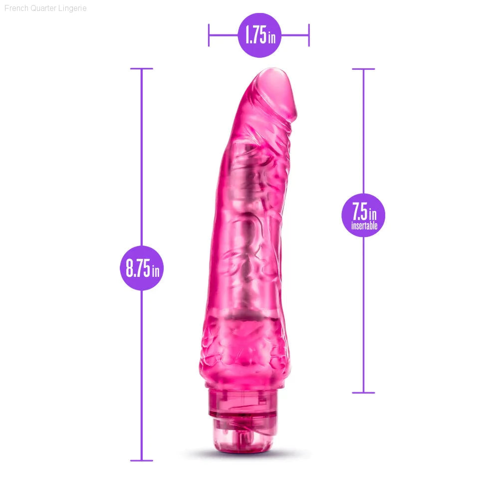 B Yours Vibe 7 Realistic 8.5-Inch Long Vibrating Dildo-French Quarter Lingerie B Yours Vibe 7 Realistic 8.5-Inch Long Vibrating Dildo-French Quarter Lingerie