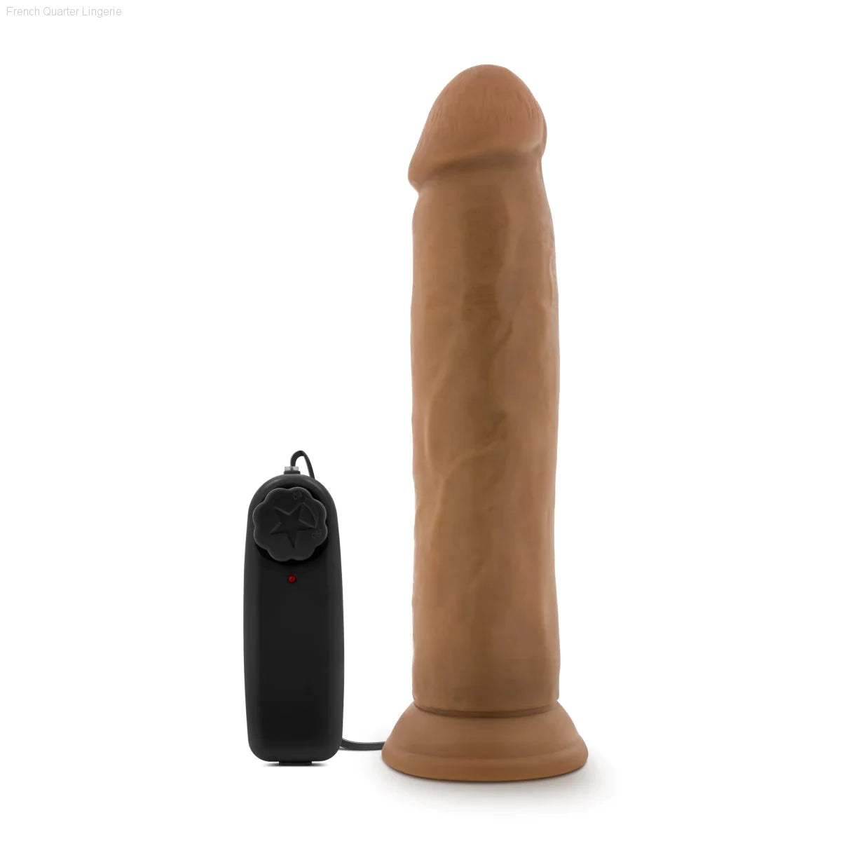 Dr. Skin Dr. Throb Realistic 9.5-Inch Long Remote Control Vibrating Dildo With Suction Cup Base-French Quarter Lingerie Dr. Skin Dr. Throb Realistic 9.5-Inch Long Remote Control Vibrating Dildo With Suction Cup Base-French Quarter Lingerie