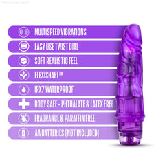 B Yours Vibe #3 Realistic 7.25-Inch Long Vibrating Dildo-French Quarter Lingerie B Yours Vibe #3 Realistic 7.25-Inch Long Vibrating Dildo-French Quarter Lingerie