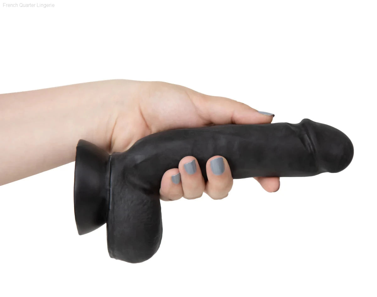 Au Naturel Bold Pound Realistic 8.5-Inch Long Dildo With Balls & Suction Cup Base-French Quarter Lingerie Au Naturel Bold Pound Realistic 8.5-Inch Long Dildo With Balls & Suction Cup Base-French Quarter Lingerie