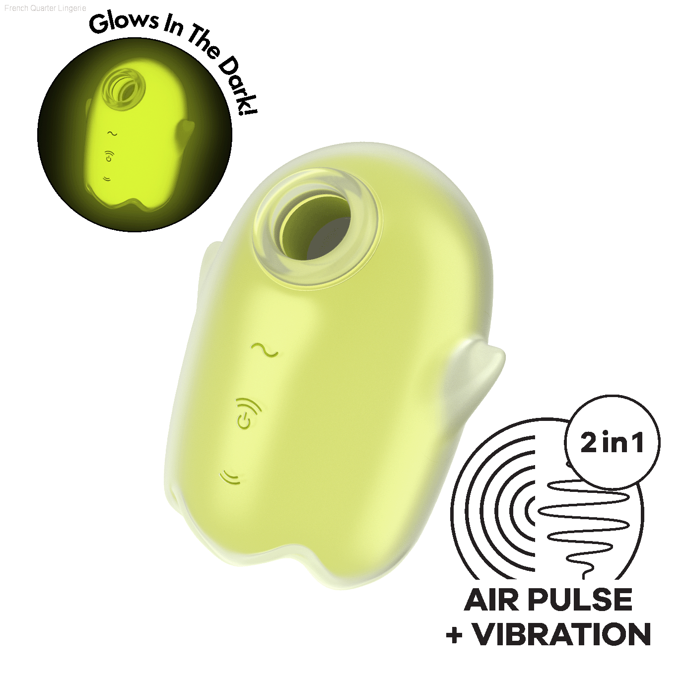 Rechargeable Vibrators - Satisfyer Glowing Ghost Rechargeable Vibrators - Satisfyer Glowing Ghost
