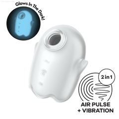 Rechargeable Vibrators - Satisfyer Glowing Ghost Rechargeable Vibrators - Satisfyer Glowing Ghost