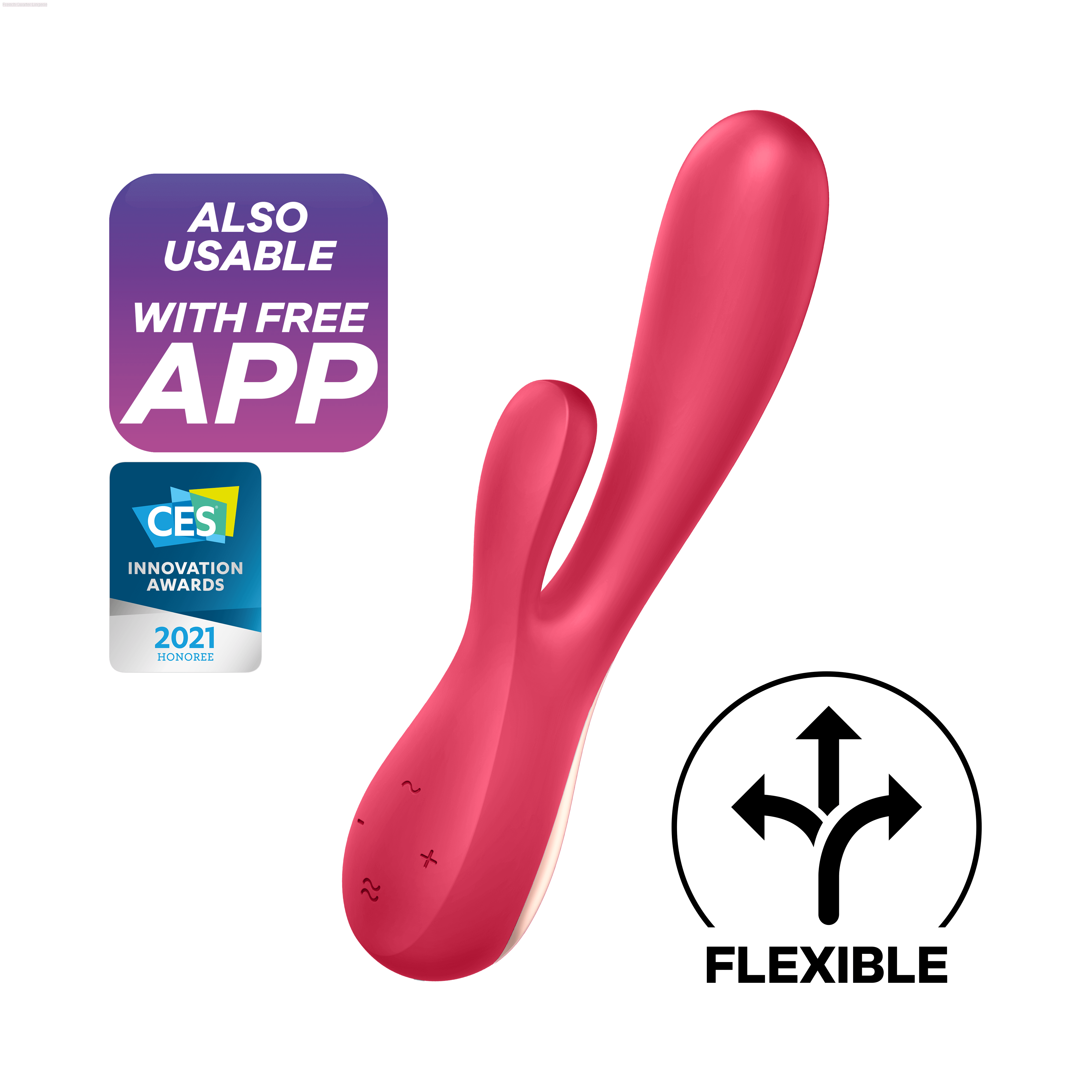Rechargeable Vibrators - Satisfyer Mono Flex Connect App Rechargeable Vibrators - Satisfyer Mono Flex Connect App