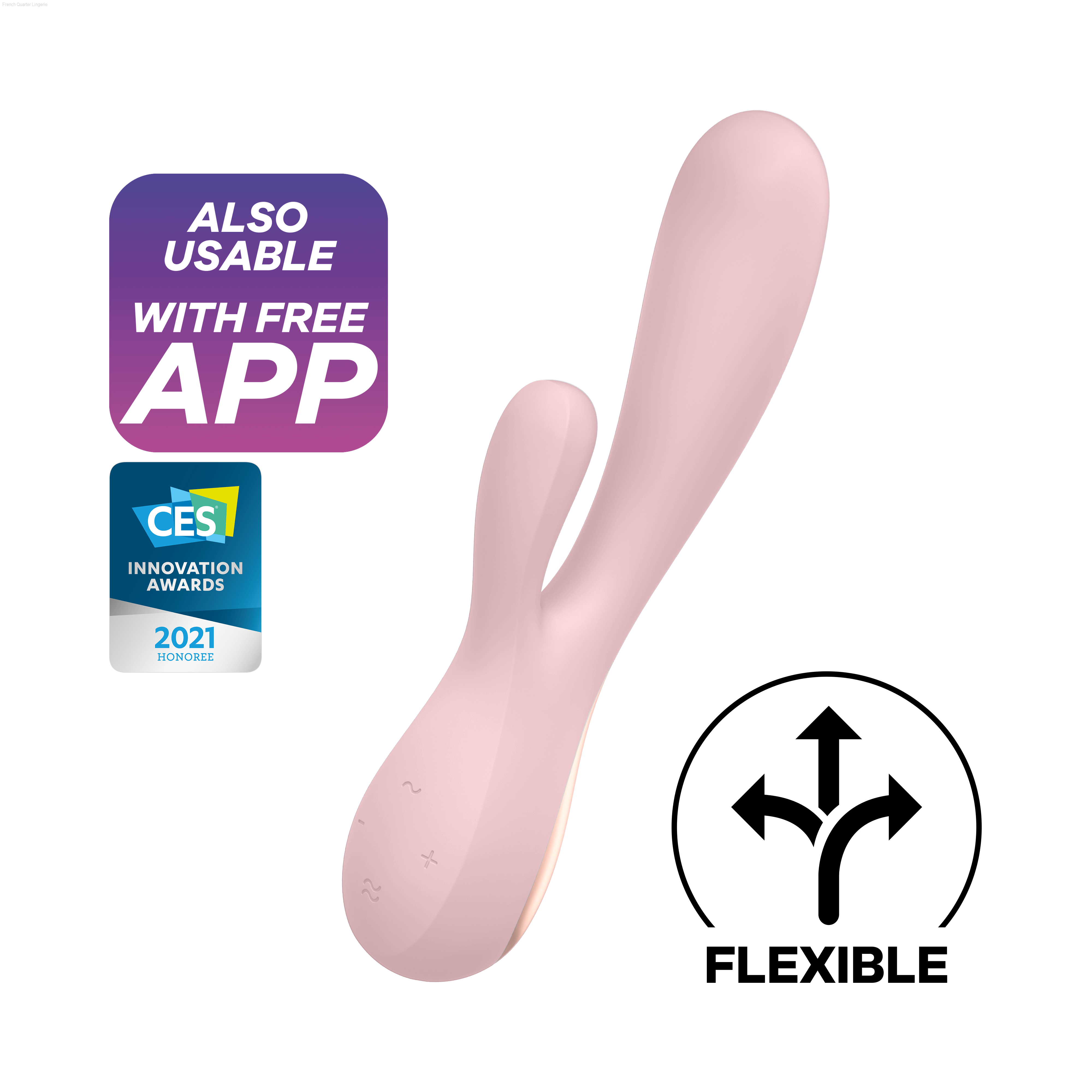 Rechargeable Vibrators - Satisfyer Mono Flex Connect App Rechargeable Vibrators - Satisfyer Mono Flex Connect App
