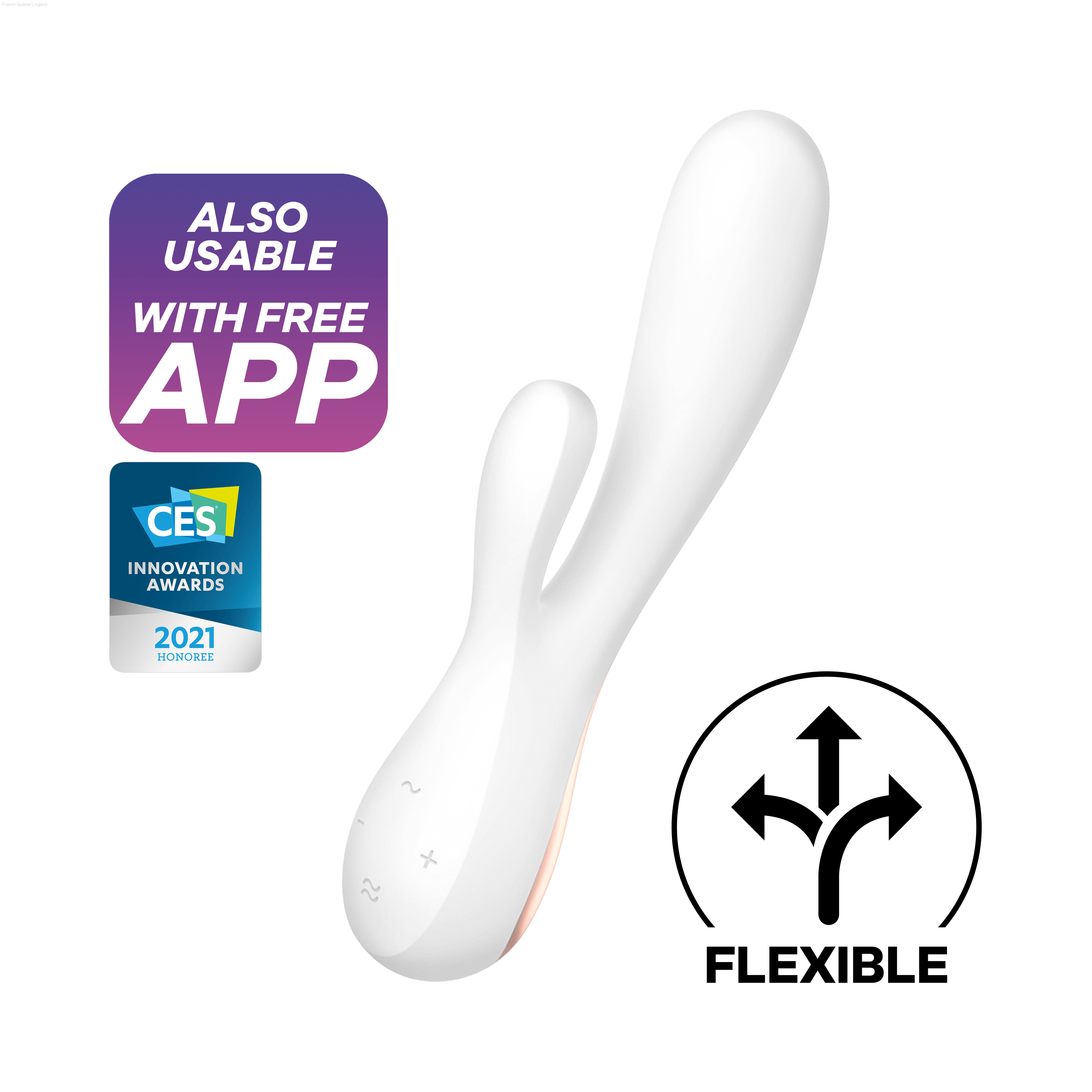 Rechargeable Vibrators - Satisfyer Mono Flex Connect App Rechargeable Vibrators - Satisfyer Mono Flex Connect App