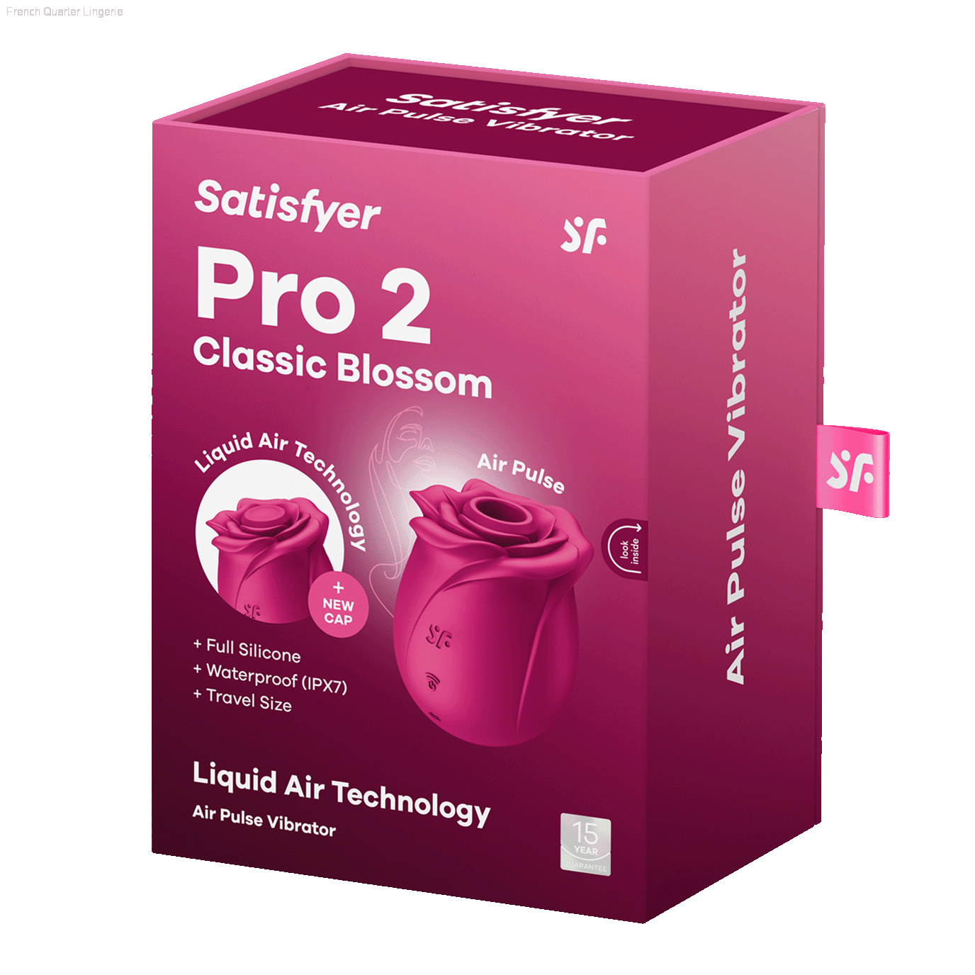 Rechargeable Vibrators - Pro 2 Classic Blossom - Air-Pulse Vibrator Rechargeable Vibrators - Pro 2 Classic Blossom - Air-Pulse Vibrator