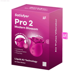 Rechargeable Vibrators - Pro 2 Modern Blossom - Air-Pulse Vibrator Rechargeable Vibrators - Pro 2 Modern Blossom - Air-Pulse Vibrator