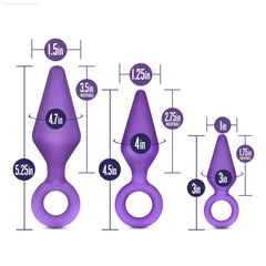 Luxe Candy Rimmer Kit Anal Plug With Handle Luxe Candy Rimmer Kit Anal Plug With Handle