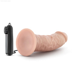 Dr. Skin Dr. Joe Realistic 8.0-Inch Long Remote Control Vibrating Dildo With Suction Cup Base-French Quarter Lingerie Dr. Skin Dr. Joe Realistic 8.0-Inch Long Remote Control Vibrating Dildo With Suction Cup Base-French Quarter Lingerie