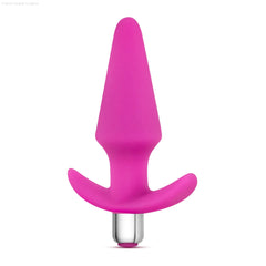 Luxe Discover 5-Inch Vibrating Anal Plug With Handle Luxe Discover 5-Inch Vibrating Anal Plug With Handle