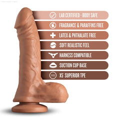 Loverboy The Secret Agent Realistic 8.25-Inch Long Dildo With Balls & Suction Cup Base Loverboy The Secret Agent Realistic 8.25-Inch Long Dildo With Balls & Suction Cup Base