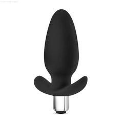 Luxe Little Thumper 4.5-Inch Vibrating Anal Plug With Handle Luxe Little Thumper 4.5-Inch Vibrating Anal Plug With Handle