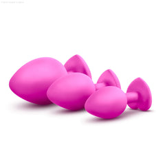 Luxe Bling’s Training Kit With Gems Anal Plug Luxe Bling’s Training Kit With Gems Anal Plug
